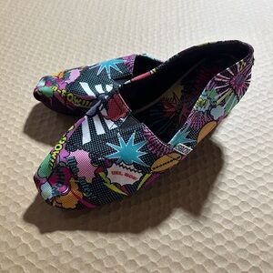 BOBS from Skechers Colorful Comic Flats